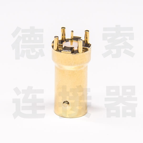 BNC连接器母直式插孔无其他锌合金镀金标准 