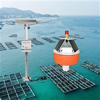 立杆式水质监测系统 螃蟹养殖水质微型监测站浊度pH溶解氧电导率