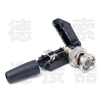 BNC连接器公弯式无焊接其他铜镀镍标准 