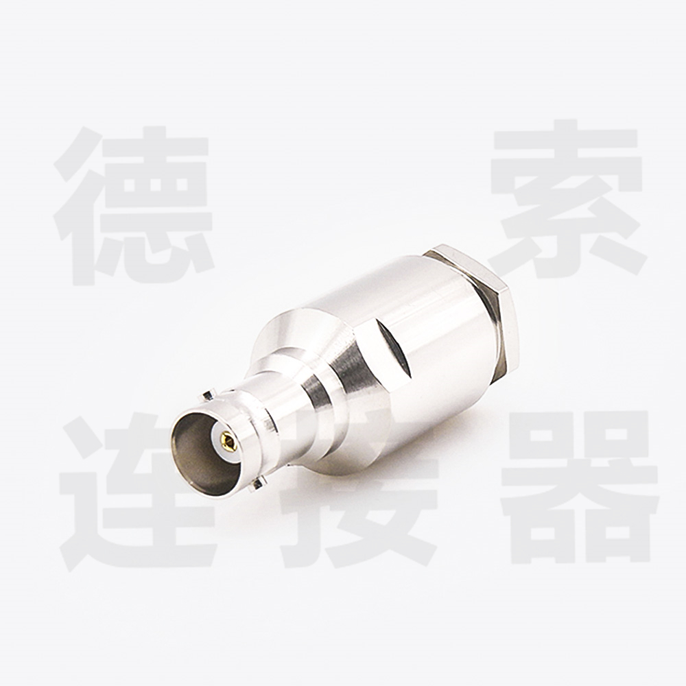 BNC连接器母直式无螺母锁紧7D-FB其他铜镀镍标准 
