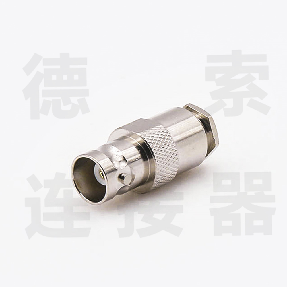 BNC连接器母直式无螺母锁紧RG58/RG142其他铜镀镍标准 