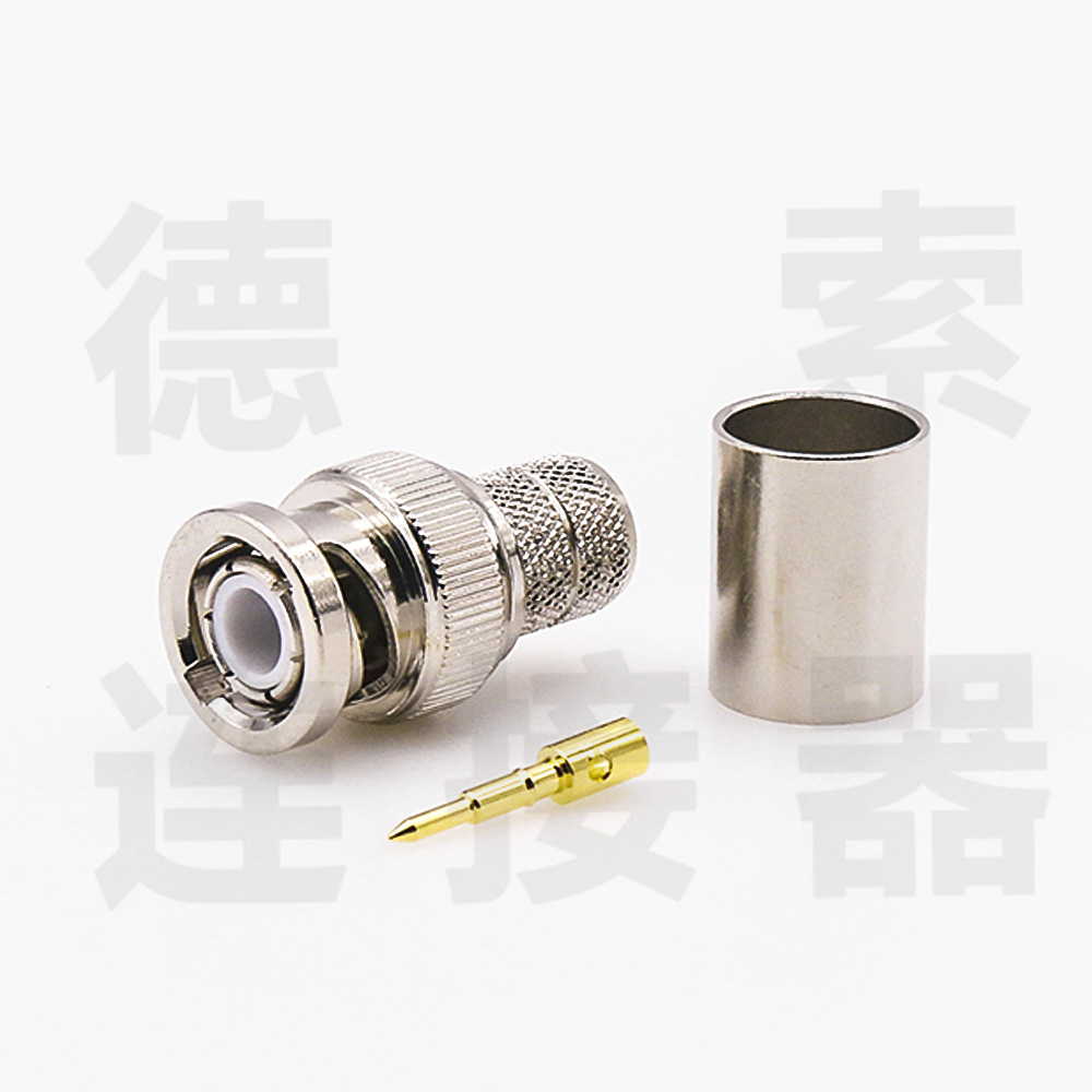 BNC连接器公直式无压接LMR400其他铜镀镍标准 