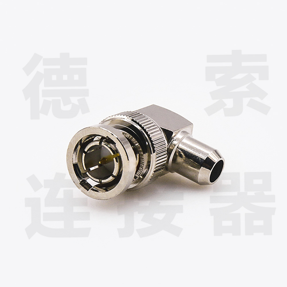 BNC连接器公弯式无焊接SYV-75-5-1其他铜镀镍标准 