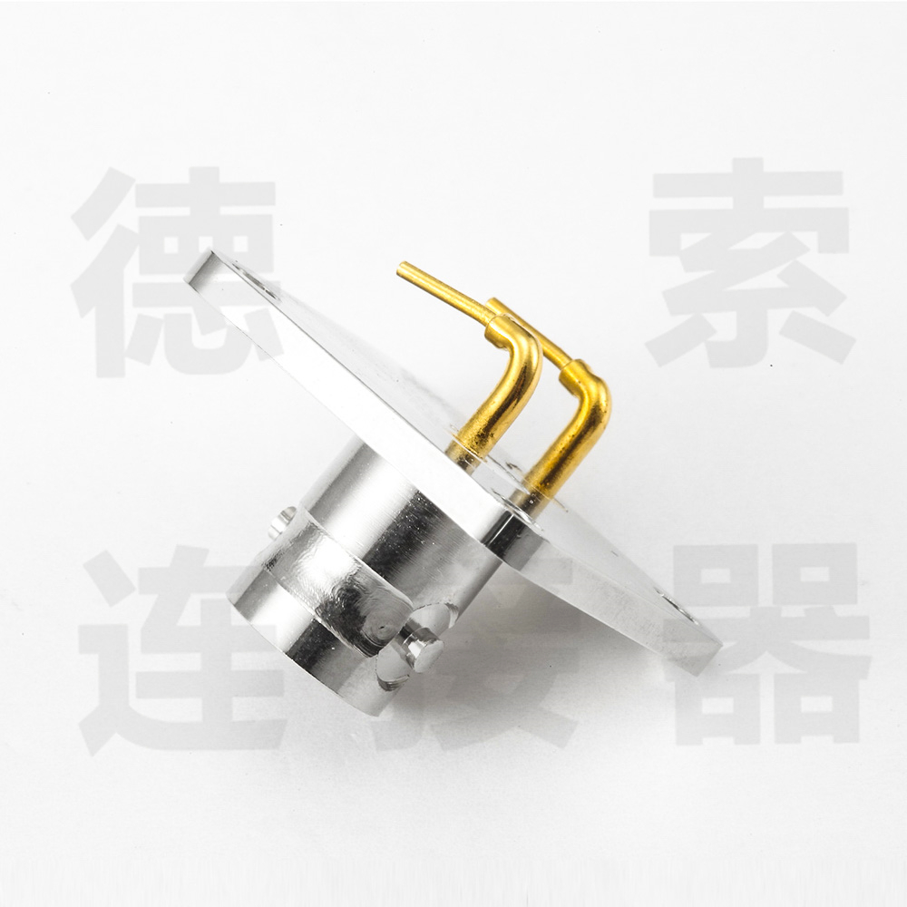 BNC连接器母直式4孔法兰/插孔无其他铜镀镍标准 