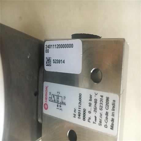 herion海隆电磁阀S6DH0019G00425610V性能