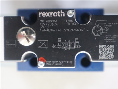 R900949757 4WRAE10W1-60-22/G24N9K31/F1V 力士乐REXROTH比例阀
