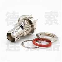 BNC连接器母直式插孔无防水铜镀镍标准 