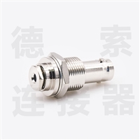 BNC连接器母直式穿墙螺母锁紧RG174/RG316其他铜镀镍标准