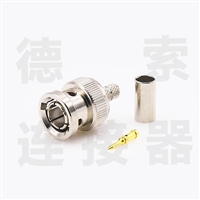 BNC连接器母直式无焊接RG58/RG142其他铜镀镍标准 