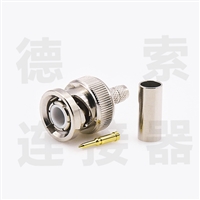 BNC连接器公直式无压接RG58/RG142其他铜镀镍标准 