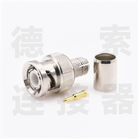 BNC连接器公直式无压接SYV-75-5-1其他铜镀镍标准 