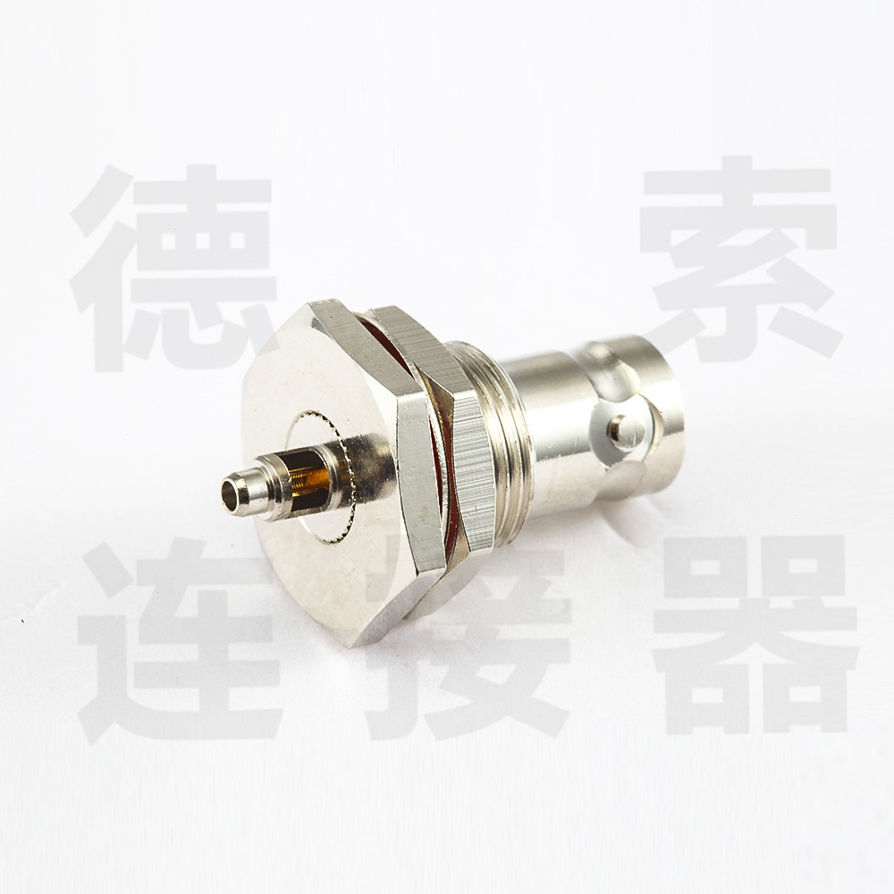 BNC连接器母直式穿墙焊接RG174/RG316其他铜镀镍标准 