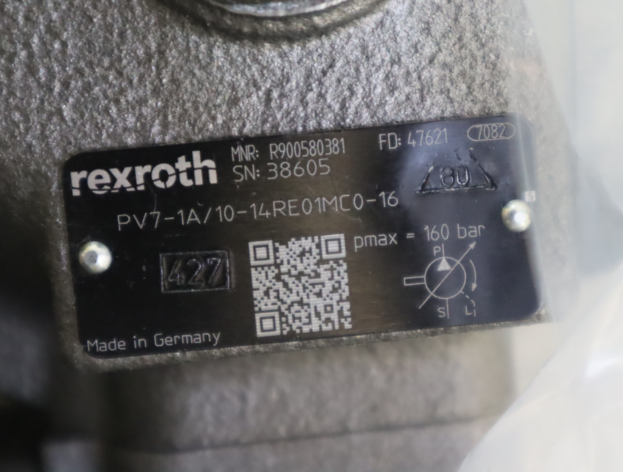 R900580381 PV7-1A/10-14RE01MC0-16 德国力士乐REXROTH 叶片泵
