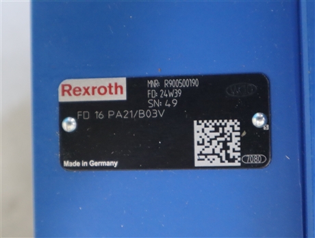 德国力士乐REXROTH R900500190 FD16PA2X/B03V 平衡阀