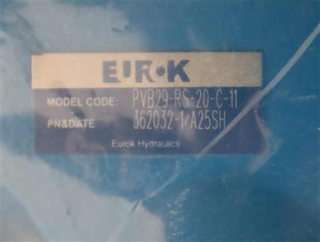 PVB29-RS-20-C-11 362032-1A25SH EUROK HYDRAULICS 液压泵