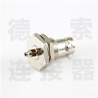 BNC连接器母直式穿墙焊接RG174/RG316其他铜镀镍标准 