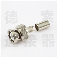 BNC连接器公直式无压接接半柔/半刚-3其他铜镀镍标准