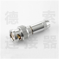 BNC连接器公直式无焊接RG59/SYV75-4其他铜镀镍标准
