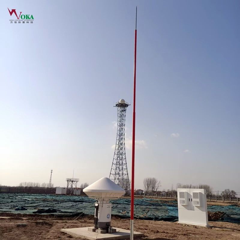 玻璃钢接闪杆避雷针 6米玻璃纤维路灯杆 绝缘轻质天线杆