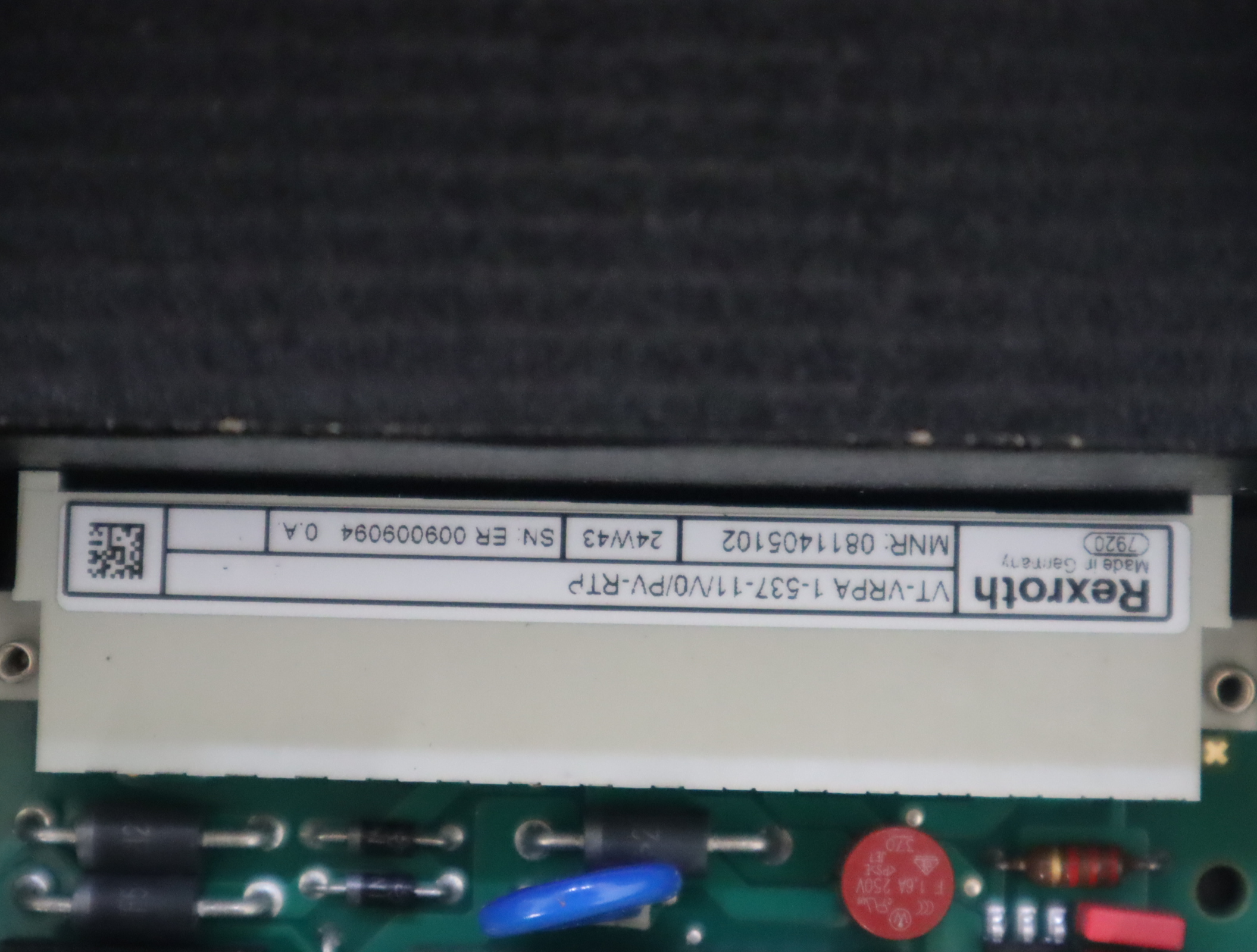 0811405102 VT-VRPA 1-537-11/V0/PV-RTP 德国力士乐REXROTH放大器