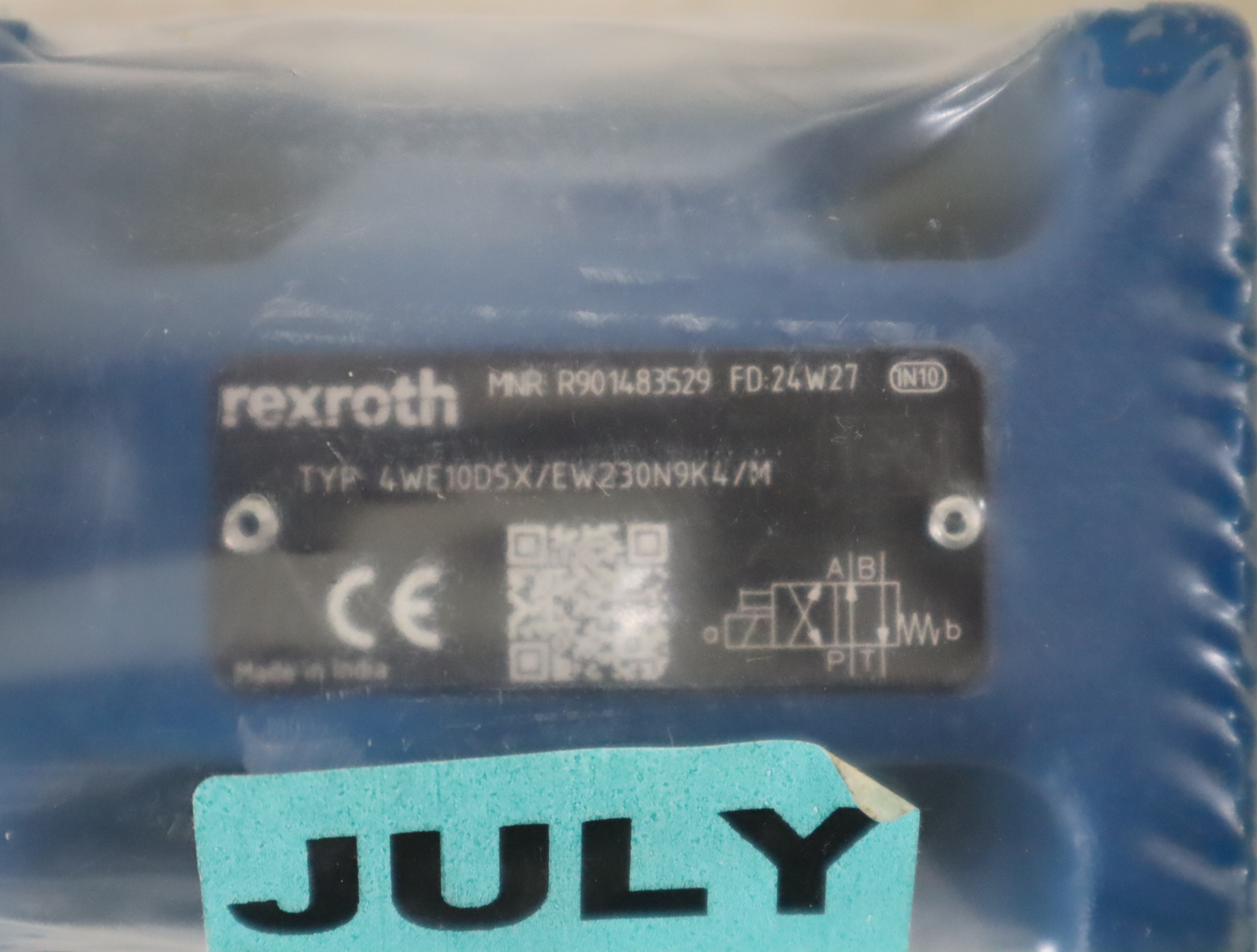 R901483529 4WE10D5X/EW230N9K4/M 德国力士乐REXROTH电磁阀230V