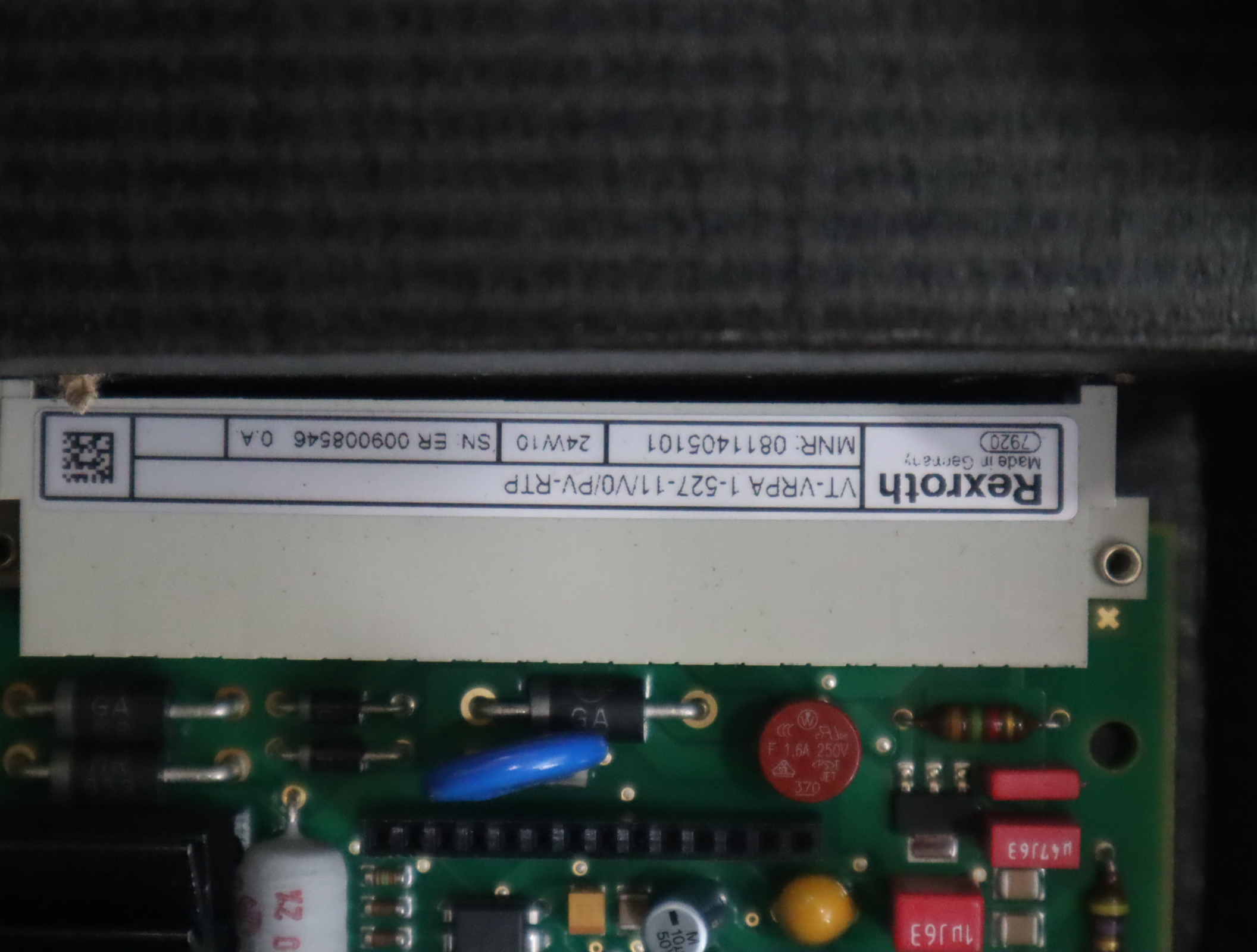 0811405101 VT-VRPA 1-527-1X/V0/PV-RTP 德国力士乐REXROTH放大器