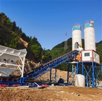 乌鲁木齐搅拌站生产厂家长久HZS90高效耐用