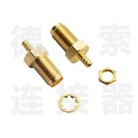 SMA连接器公直式压接RG316/RG174铜镀金标准
