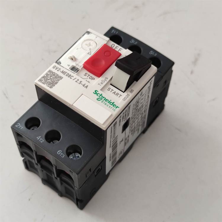 施耐德电动机断路器GV2-ME08C 按钮式热磁型断路器