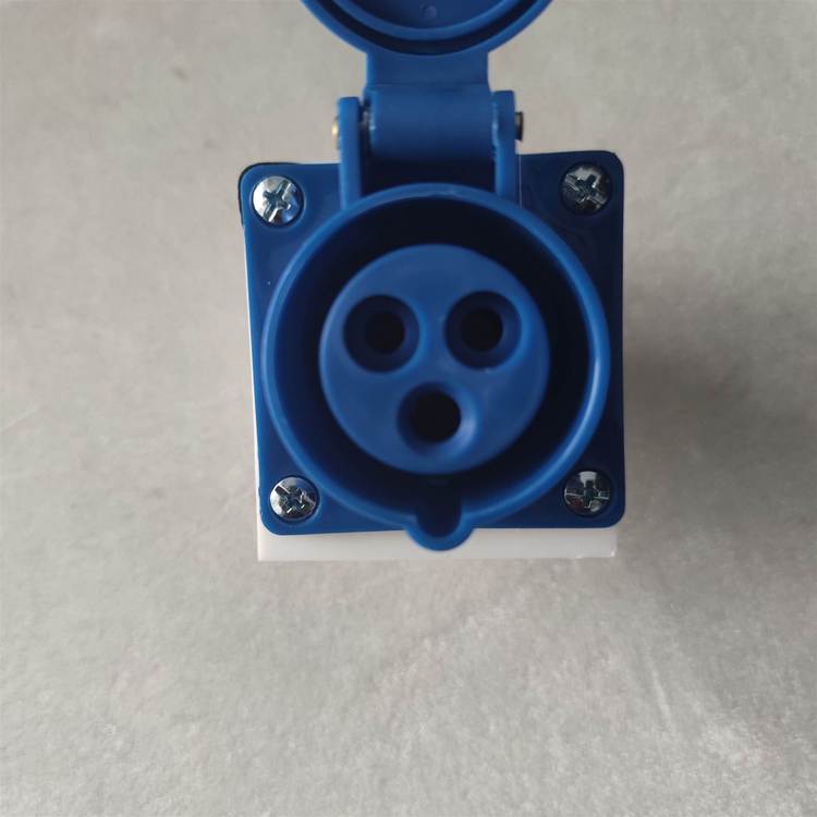 工业插座3芯16A 航空插座 明装圆柱圆筒型插座3*16A