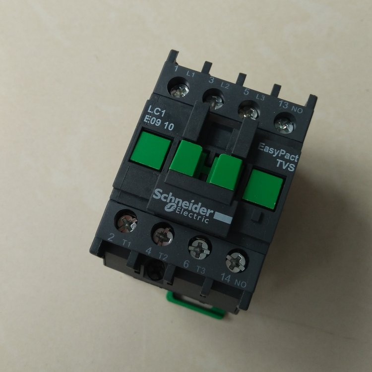 施耐德交流接触器LC1E0910Q5N EasyPact TVS LC1E系列3极接触器