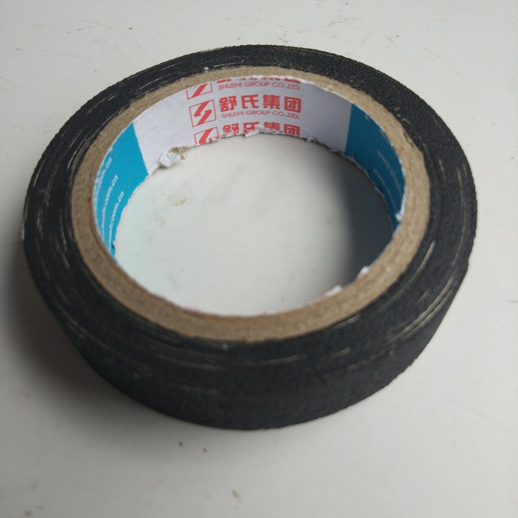 绝缘电工胶带85C 电老虎老式黑胶布棉布带直径85毫米