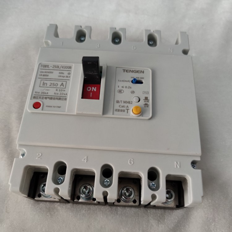 天正三相塑壳漏电保护断路器 TGM1L-250L4300B 250A
