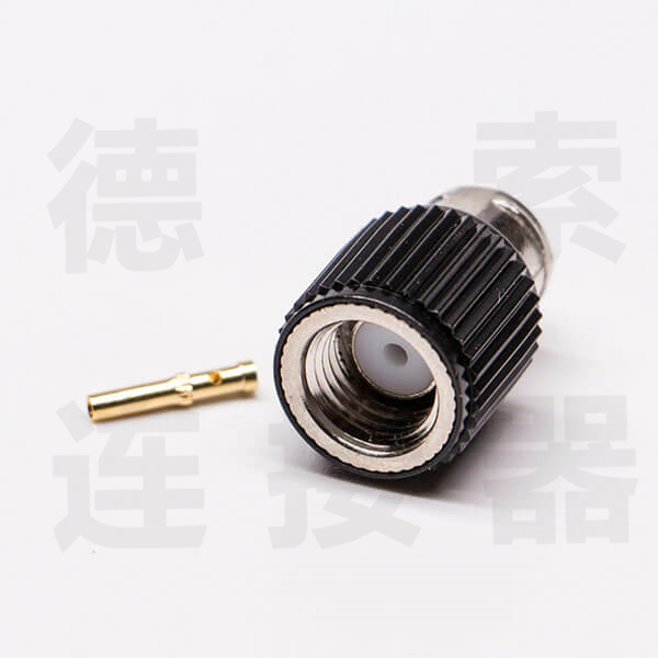 SMA连接器母直式焊接RG178铜镀金标准 