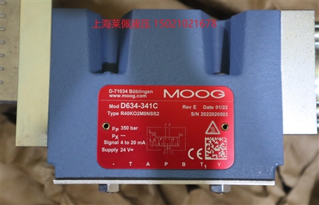 D634-341C R40KO2M0NSS2 美国穆格MOOG