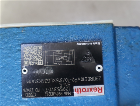 R901483247 Z3DREE10VP2-1X/315XLG24K31A1M 力士乐REXROTH比例阀
