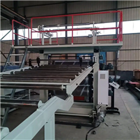 PVC石塑板材设备生产线 微晶石背景墙板生产线装饰板