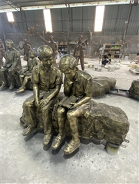 玻璃钢茶壶雕塑