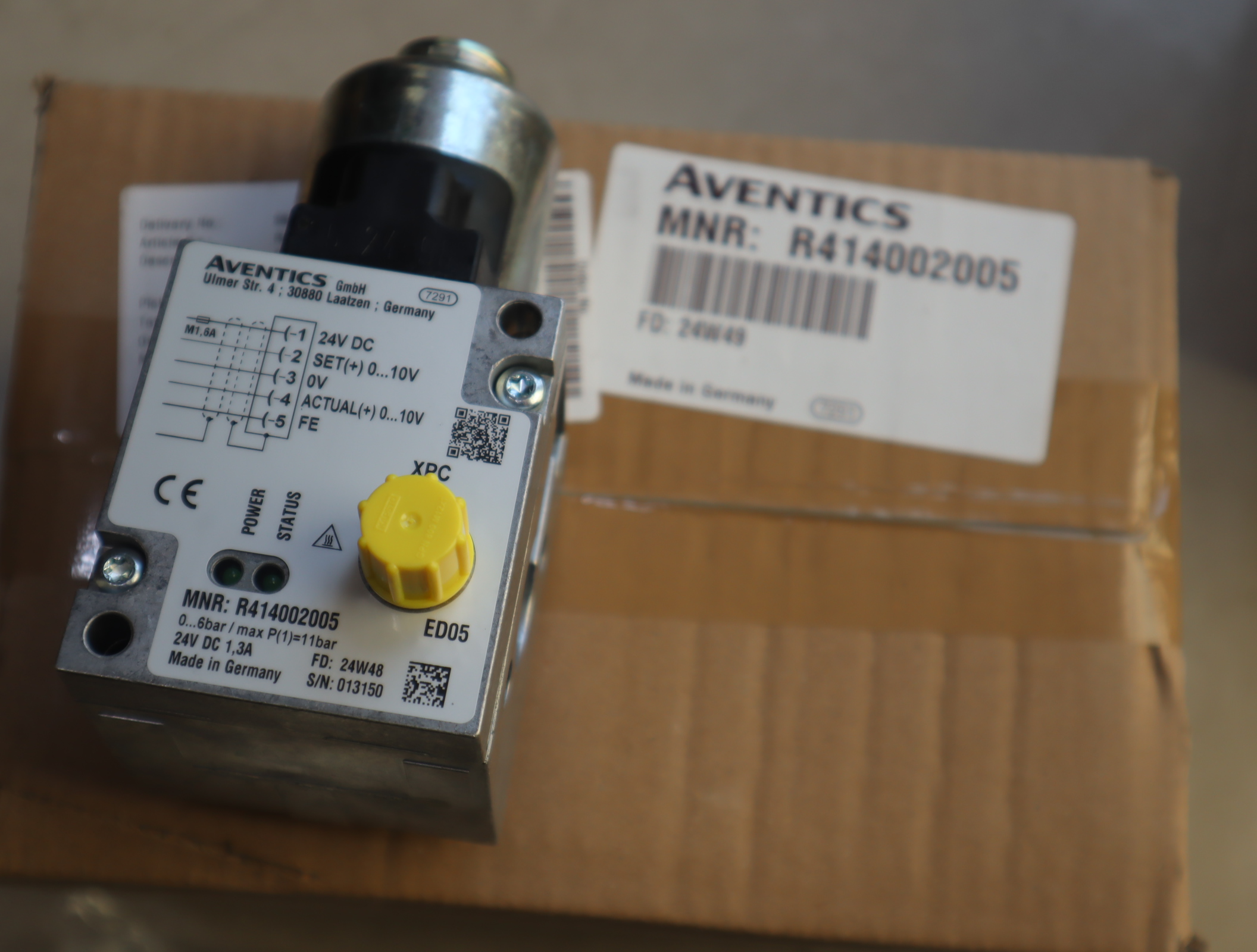 R414002005 德国安沃驰AVENTICS气动元件比例阀