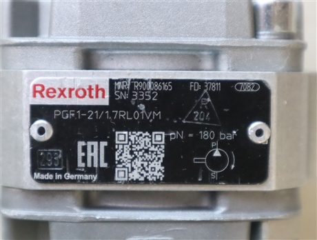 R900086165 PGF1-2X/1.7RL01VM 德国力士乐REXROTH齿轮泵