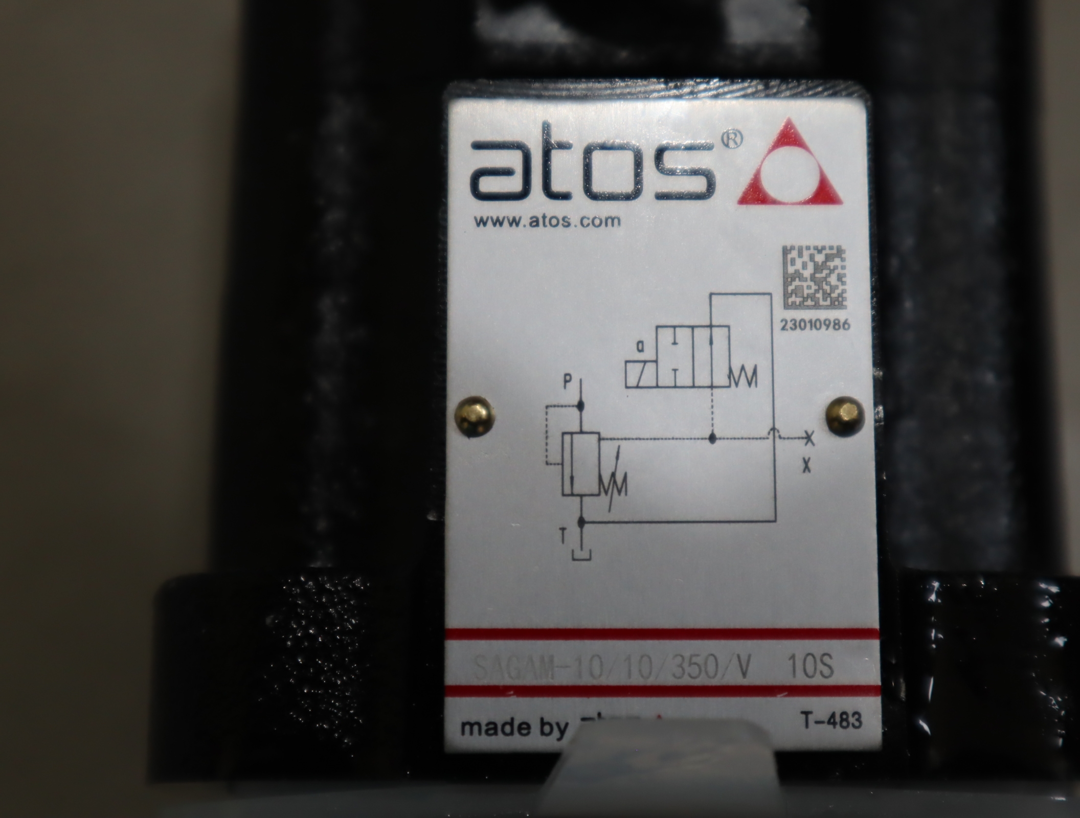 SAGAM-10/10/350/V 10S 意大利阿托斯ATOS溢流阀