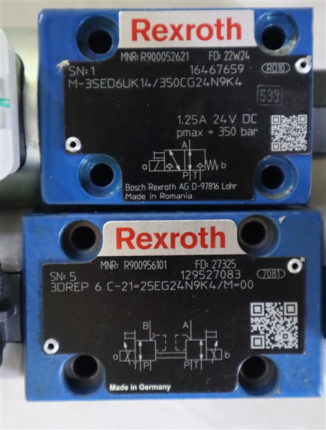 M-3SED6UK1X/350CG24N9K4 R900052621 德国力士乐REXROTH电磁球阀