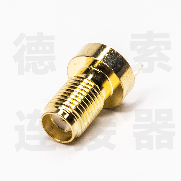 SMA连接器母直式插孔铜镀金标准厂家