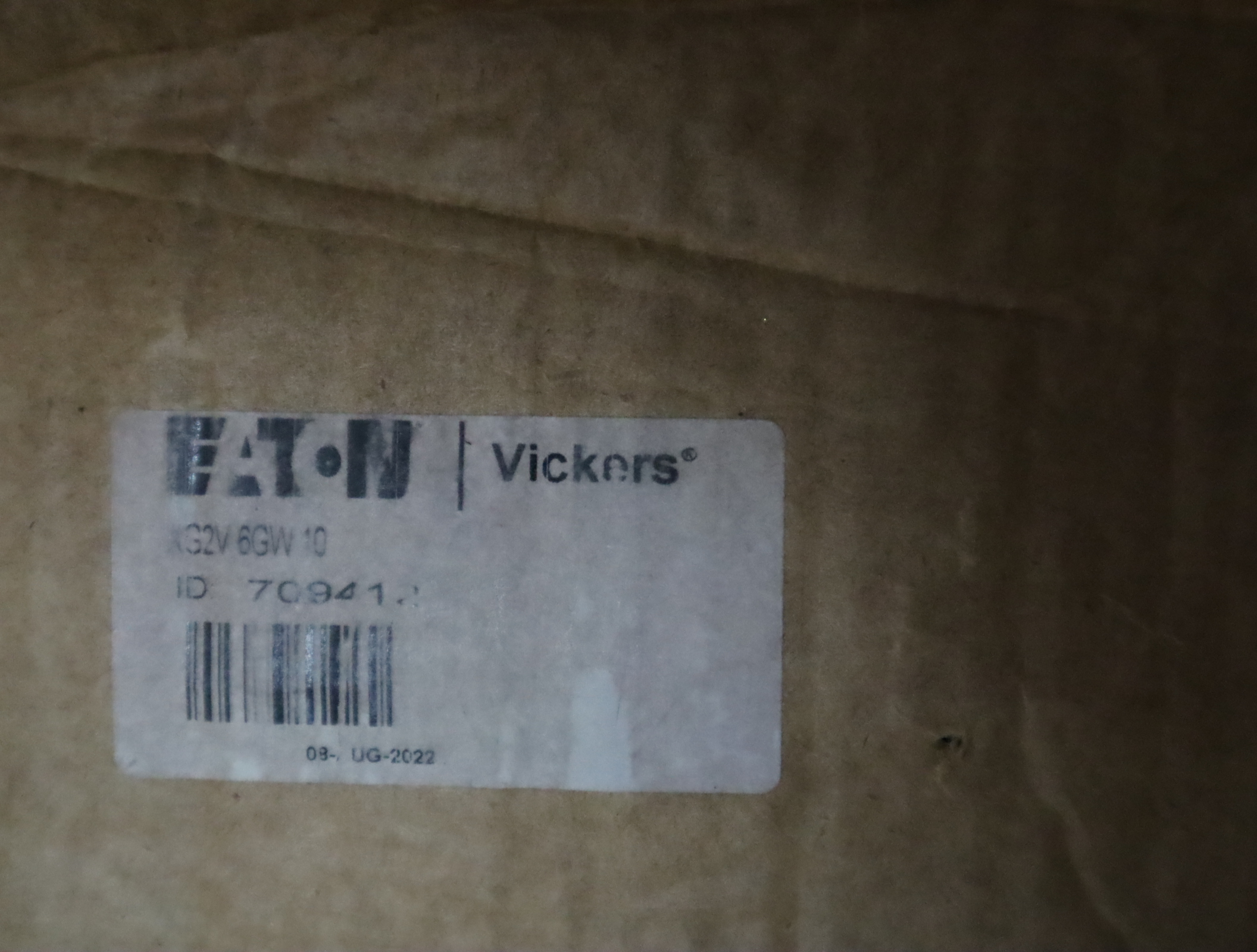 XG2V 6GW 10 美国威格士VICKERS液压阀 伊顿EATON 丹佛斯DANFOSS