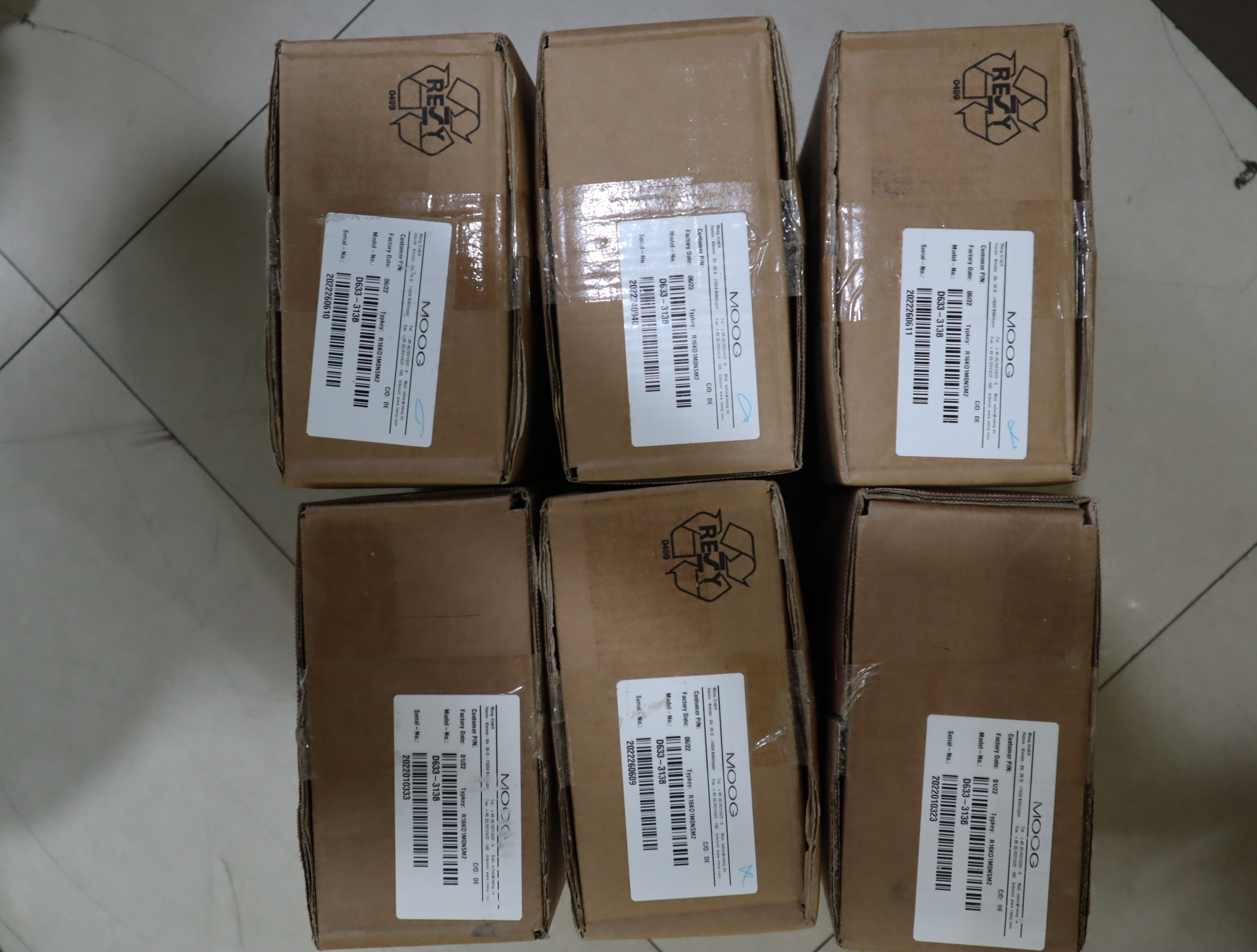 D633-313B R16KO1M0NSM2 美国穆格MOOG伺服阀