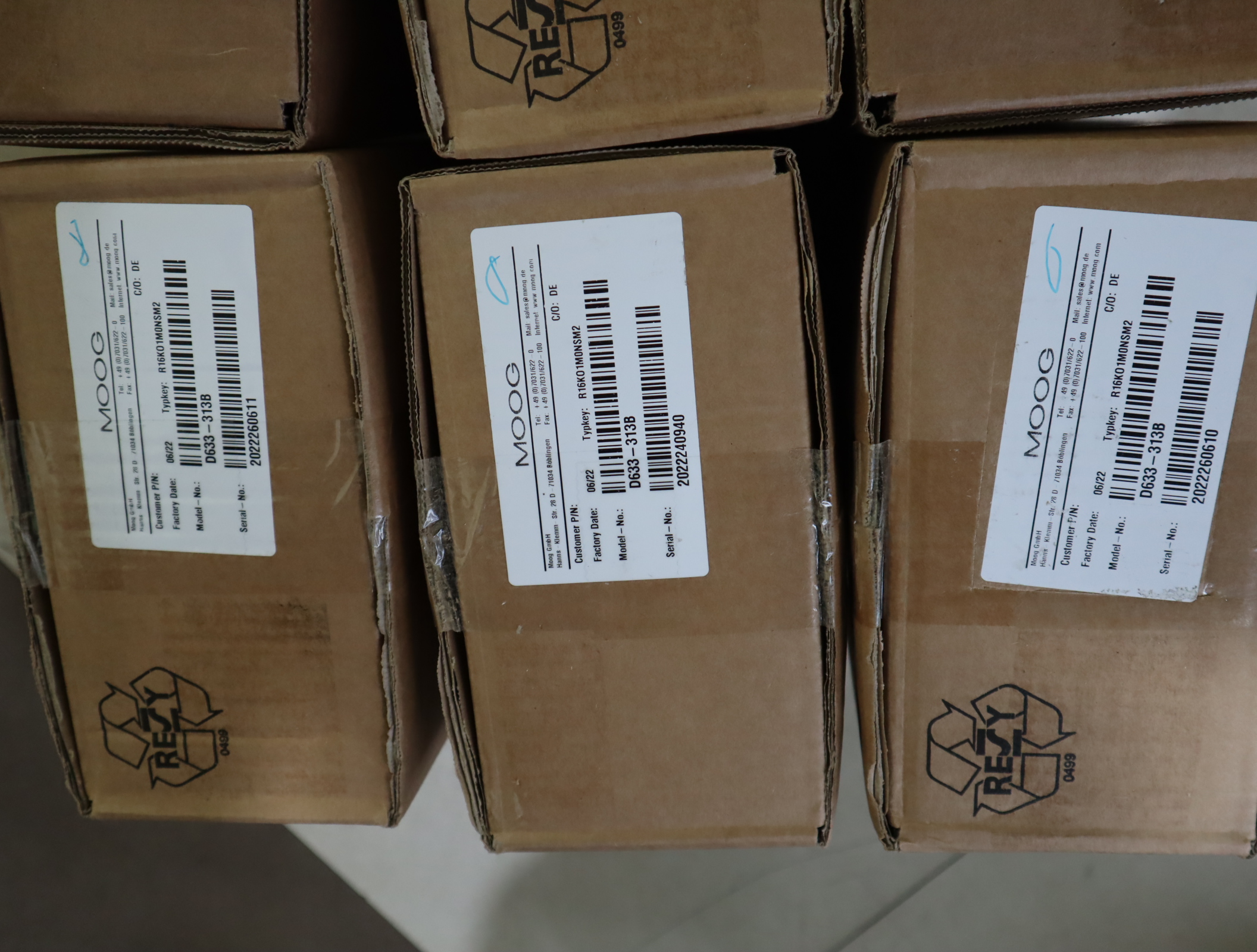 D633-313B R16KO1M0NSM2 美国穆格MOOG伺服阀