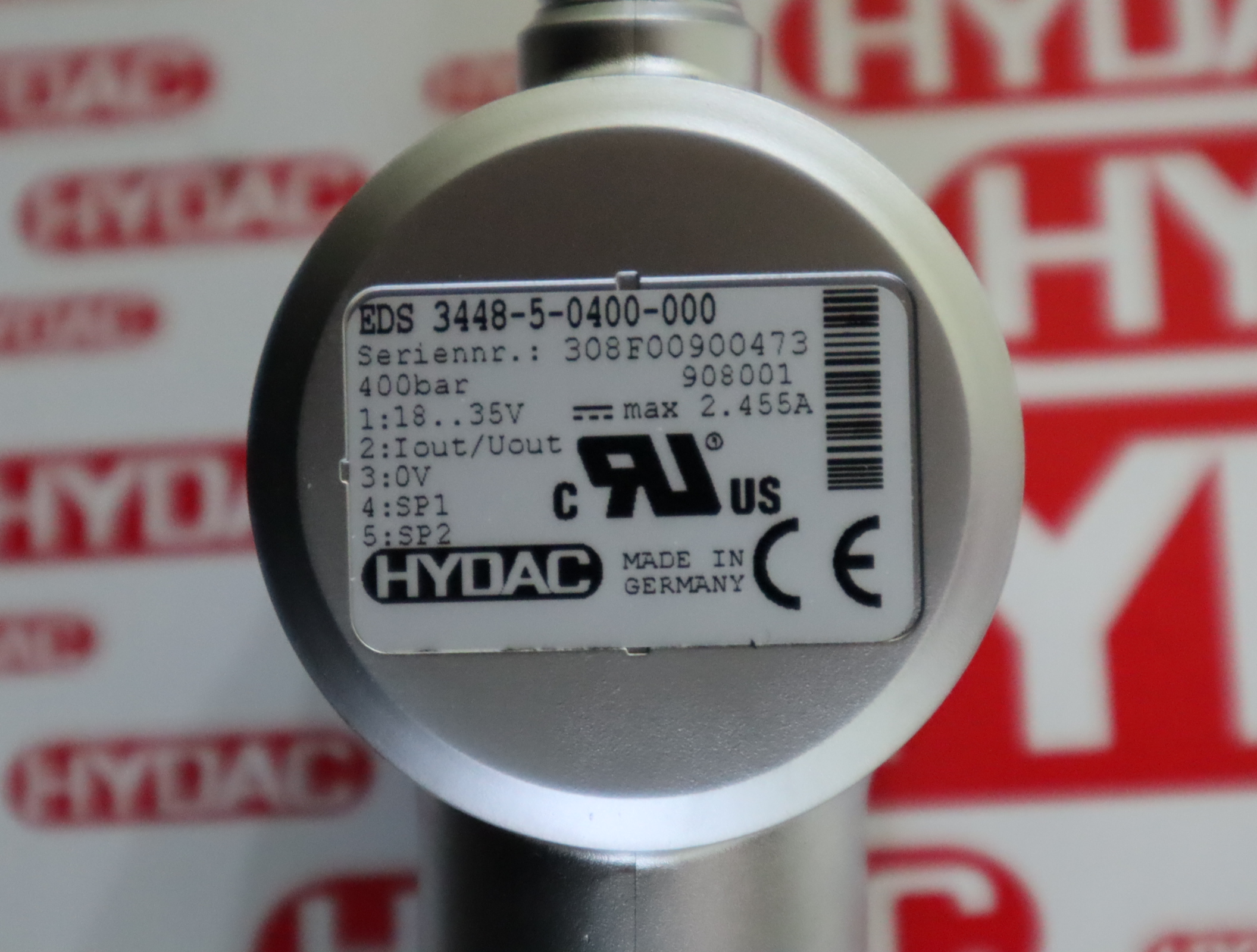 EDS3448-5-0400-000 908001 德国贺德克HYDAC压力温度传感器