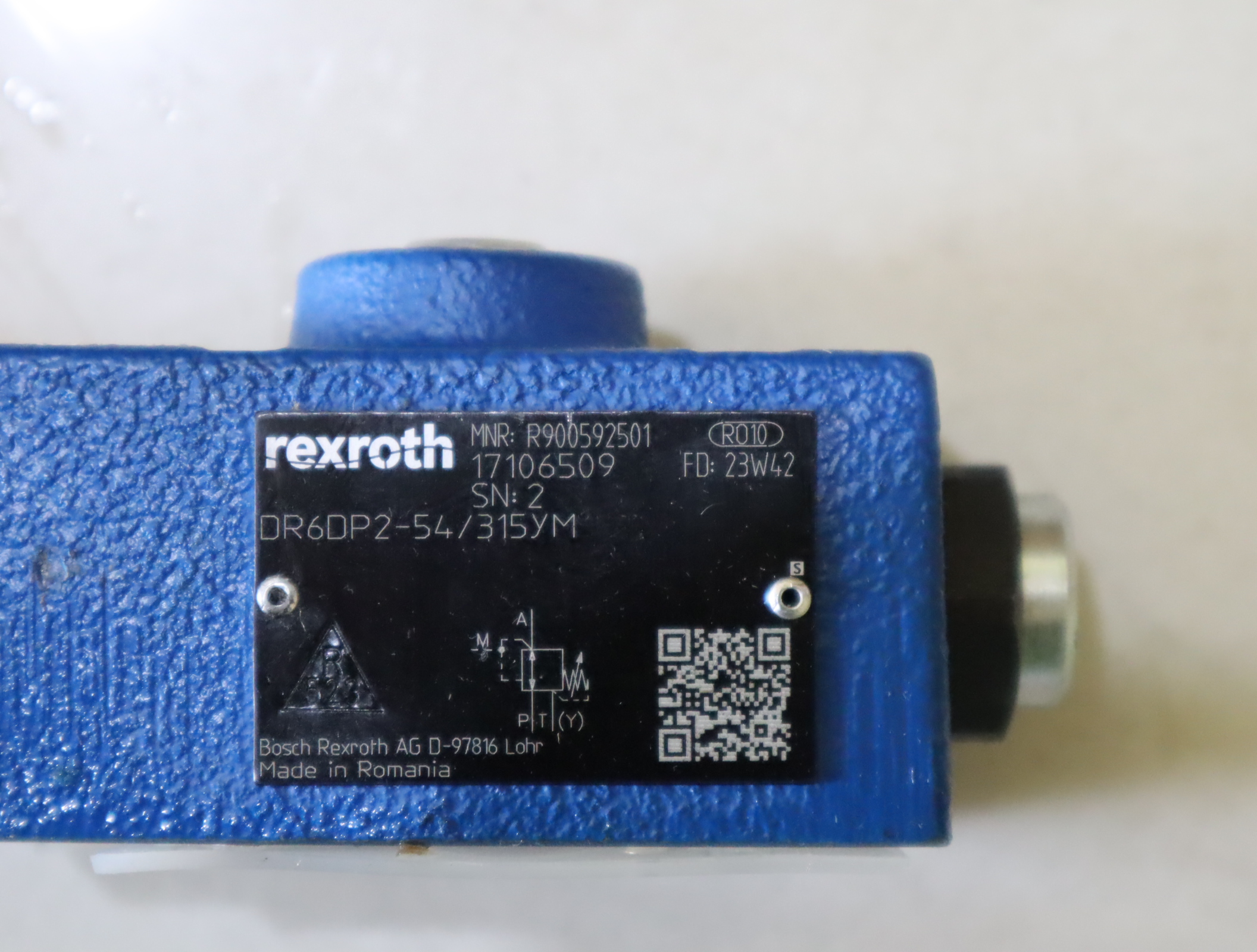 R900592501 DR6DP2-54/315YM DR6DP2-5X/315YM 力士乐REXROTH阀