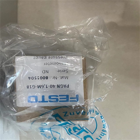 费斯托面板式压力表PAGN-40-1.6M-G18-CPA