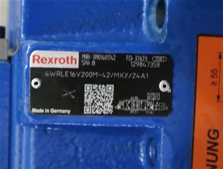 R901401742 4WRLE16V200M-42/MXY/24A1 力士乐REXROTH比例阀
